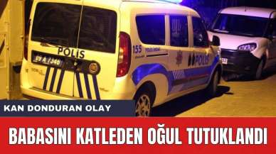 Babasını Katleden Oğul Tutuklandı! Kan Donduran Olayın Detayları Haberde