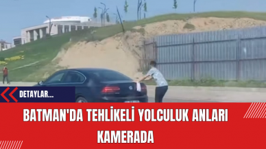 Batman'da Tehlikeli Yolculuk Anları Kamerada