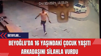 Beyoğlu'da 16 Yaşındaki Çocuk Arkadaşını Silahla Vurdu