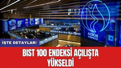 BIST 100 Endeksi açılışta yükseldi