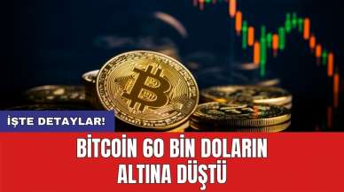 Bitcoin 60 bin doların altına düştü