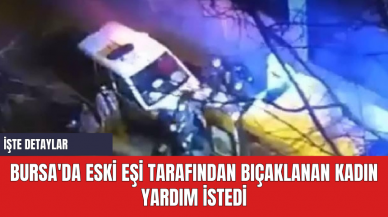 Bursa'da Eski Eşi Tarafından Bıçaklanan Kadın Yardım İstedi