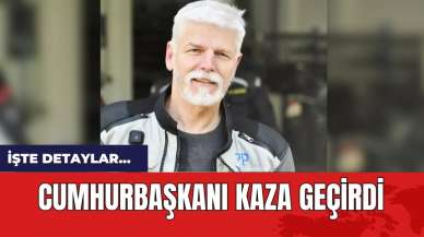 Cumhurbaşkanı kaza geçirdi