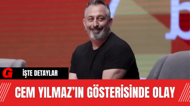 Cem Yılmaz’ın Gösterisinde Olay