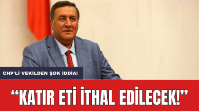 CHP'li Vekilden Katır İthalatı İddiası! Bu Eti Nerede Kullanacaksınız?