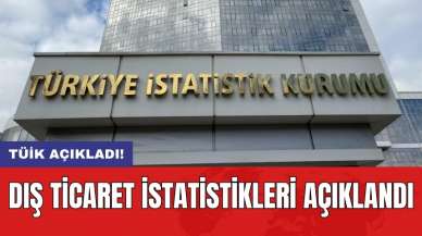 Dış ticaret istatistikleri açıklandı