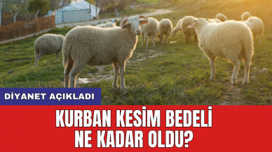 Diyanet açıkladı: Kurban kesim bedeli ne kadar oldu?