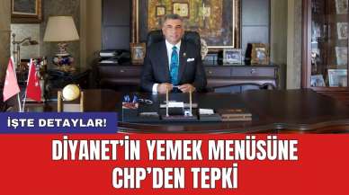 Diyanet’in yemek menüsüne CHP’den tepki