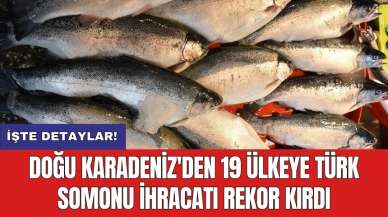 Doğu Karadeniz'den 19 Ülkeye Türk somonu ihracatı rekor kırdı