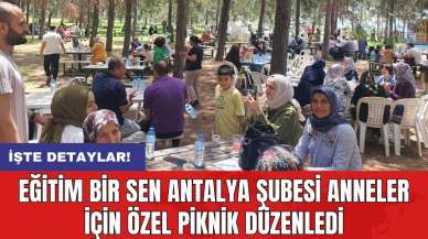 Eğitim Bir Sen Antalya Şubesi Anneler İçin Özel Piknik Düzenledi