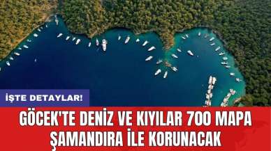 Göcek'te deniz ve kıyılar 700 mapa şamandıra ile korunacak