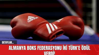 Almanya Boks Federasyonu İki Türk'e Ödül Verdi!