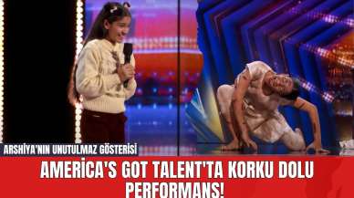 America's Got Talent'ta Korku Dolu Performans! Arshiya'nın Unutulmaz Gösterisi