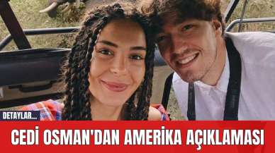 Cedi Osman'dan Amerika Açıklaması