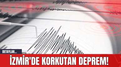 İzmir'de Korkutan Deprem!