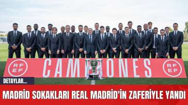 Madrid Sokakları Real Madrid'in Zaferiyle Yandı