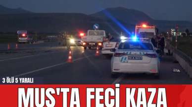 Muş'ta Feci Kaza: 3 Öl* 5 Yaralı