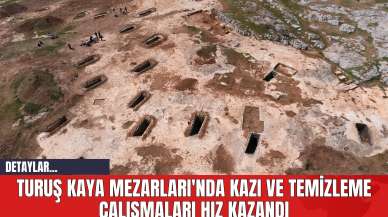 Turuş Kaya Mezarları'nda Kazı ve Temizleme Çalışmaları Hız Kazandı