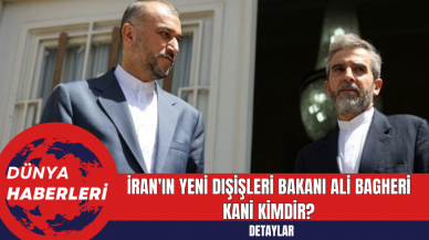 İran'ın Yeni Dışişleri Bakanı Ali Bagheri Kani Kimdir?