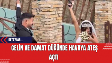 Karabük'te Gelin ve Damat Düğünde Havaya Ateş Açtı