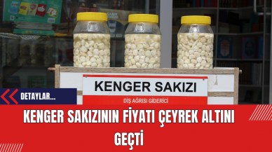 Kenger Sakızının Fiyatı Çeyrek Altını Geçti