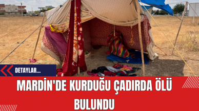 Mardin'de Kurduğu Çadırda Ölü Bulundu