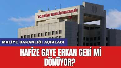 Maliye Bakanlığı açıkladı: Hafize Gaye Erkan geri mi dönüyor?