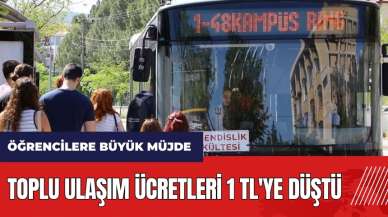 Muğla'da öğrencilere büyük müjde! Toplu ulaşım ücretleri 1 TL'ye düştü