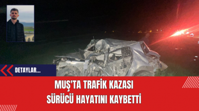 Muş'ta Trafik Kazası: Sürücü Hayatını Kaybetti