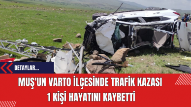 Muş'un Varto İlçesinde Trafik Kazası: 1 Kişi Hayatını Kaybetti