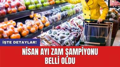 Nisan ayı zam şampiyonu belli oldu