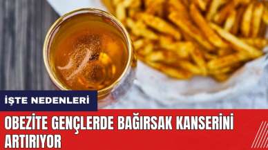 Obezite gençlerde bağırsak kanserini artırıyor