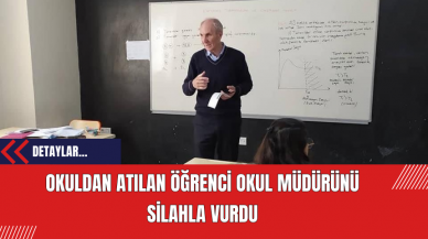 Okuldan Atılan Öğrenci Okul Müdürünü Silahla Vurdu