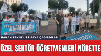 Özel Sektör Öğretmenleri Nöbette! "Geleceği Kurtaracağız"