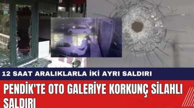 Pendik'te Oto Galeriye Korkunç Silahlı Saldırı