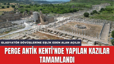 Perge Antik Kenti'nde yapılan kazılar tamamlandı: Gladyatör dövüşlerine eşlik eden alan açıldı