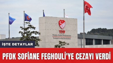 PFDK Sofiane Feghouli'ye cezayı verdi