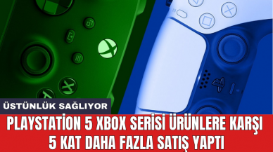 PlayStation 5 Xbox serisi ürünlere karşı 5 kat daha fazla satış yaptı