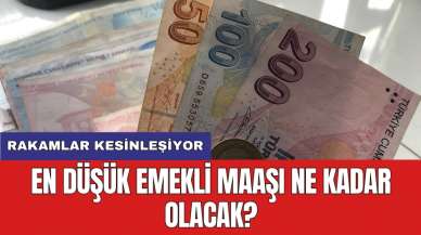 Rakamlar kesinleşiyor: En düşük emekli maaşı ne kadar olacak?