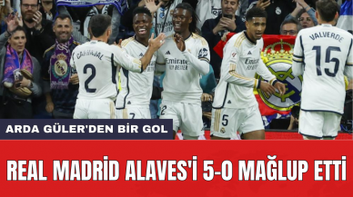 Real Madrid Alaves'i 5-0 mağlup etti