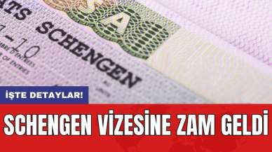 Schengen vizesine zam geldi