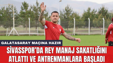 Sivasspor’da Rey Manaj sakatlığını atlattı ve antrenmanlara başladı