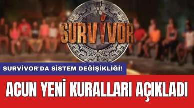 Survivor'da sistem değişikliği! Acun yeni kuralları açıkladı