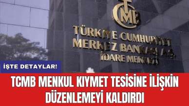 TCMB menkul kıymet tesisine ilişkin düzenlemeyi kaldırdı