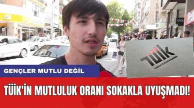 TÜİK'in Mutluluk Oranı Sokakla Uyuşmadı! Gençler Mutlu Değil