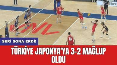 Türkiye Japonya'ya 3-2 mağlup oldu