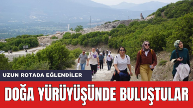 Doğa Yürüyüşünde Buluştular