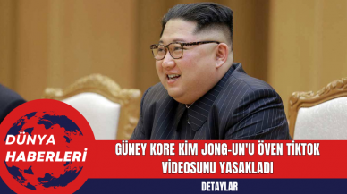 Güney Kore Kim Jong-un'u Öven TikTok Videosunu Yasakladı