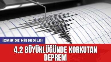 4.2 büyüklüğünde korkutan deprem: İzmir’de hissedildi