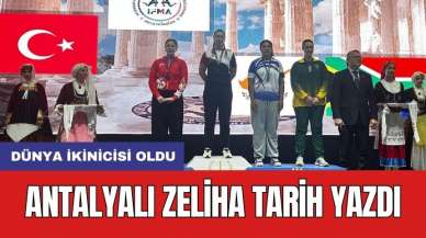 Antalyalı Zeliha Yunanistan’da tarih yazdı